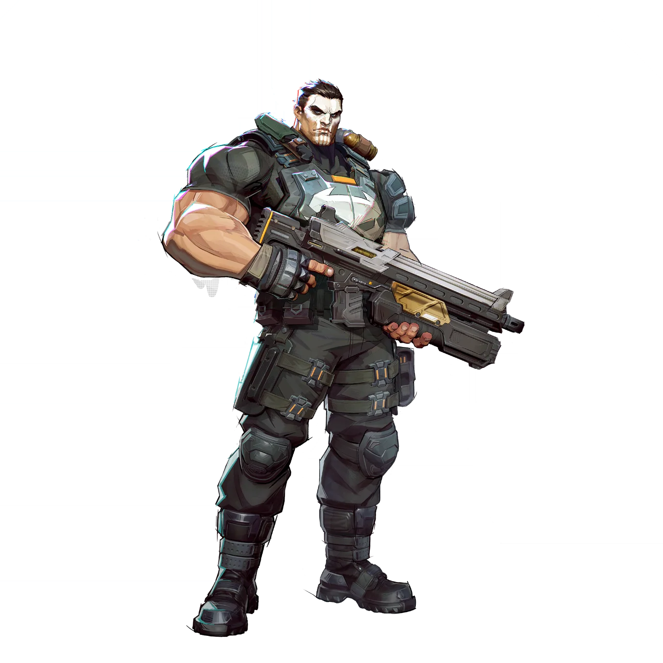 Punisher Full Body Art