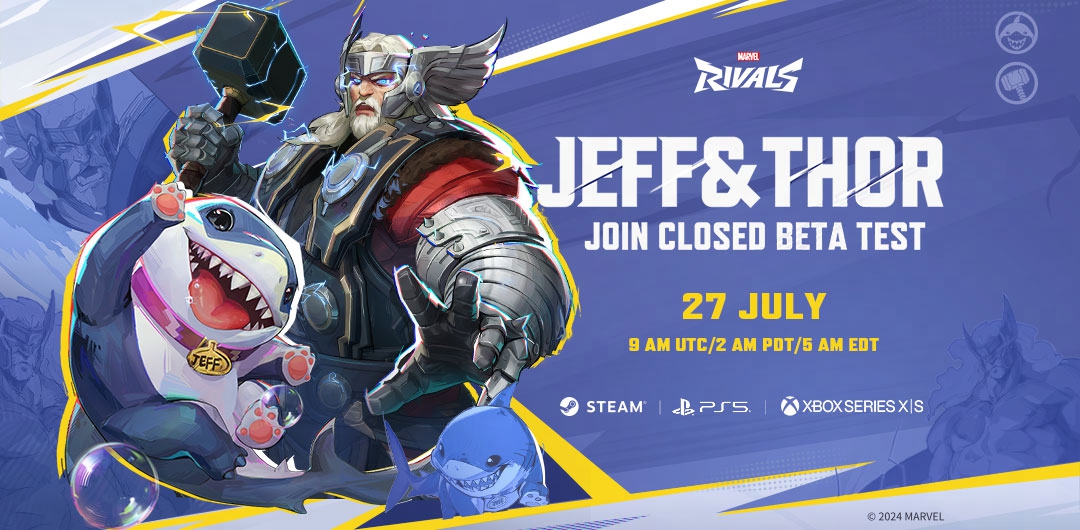 Thor and Jeff Are Joining the Closed Beta on July 27th!