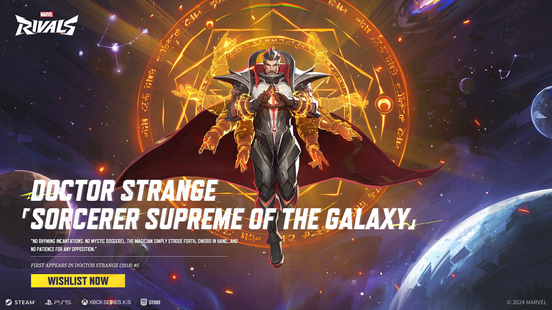 Doctor Strange Marvel Rivals Costume - Sorcerer Supreme of the Galaxy