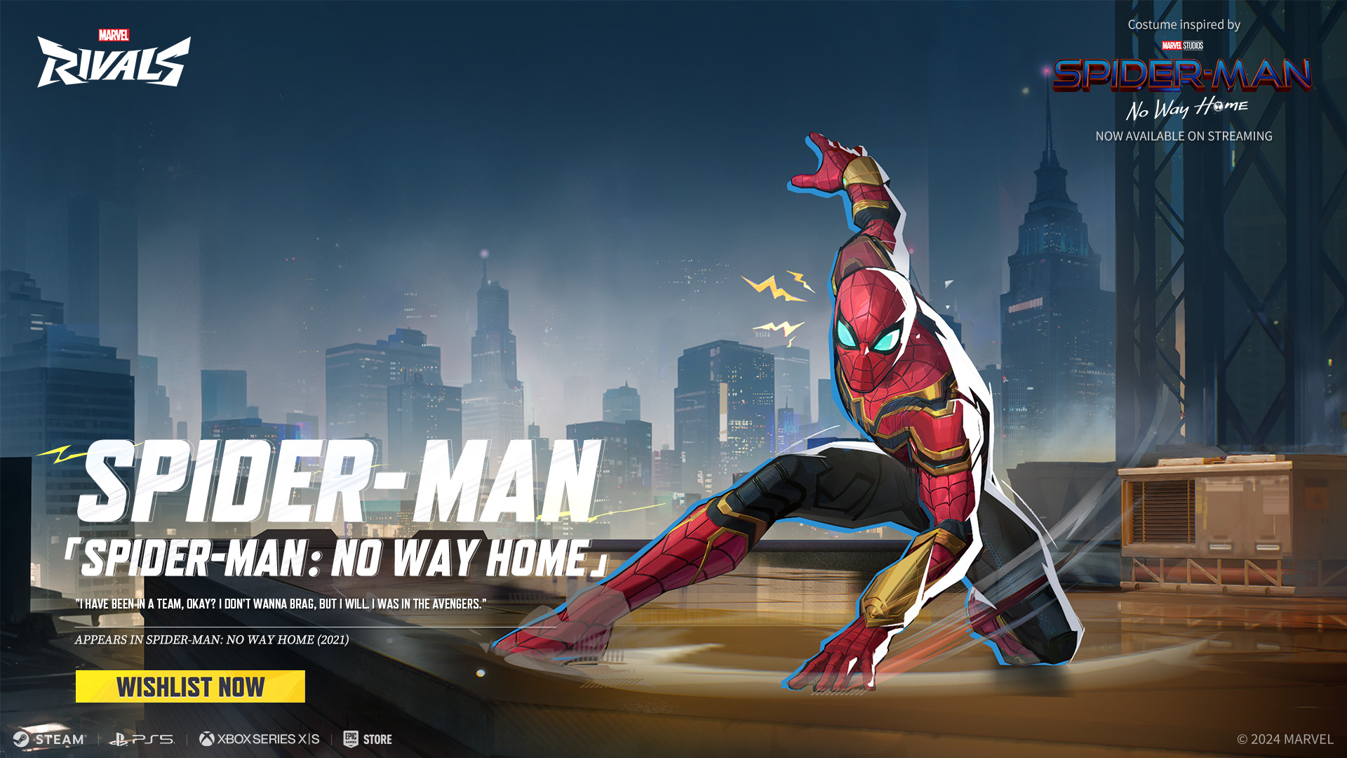 Spider-Man Marvel Rivals Costume - Spider-Man No Way Home