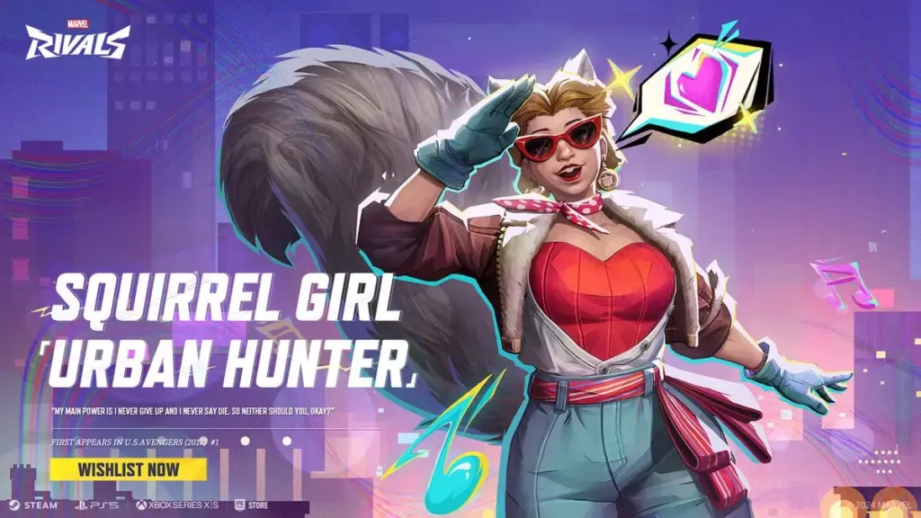 Squirrel Girl Marvel Rivals Costume - Urban Hunter