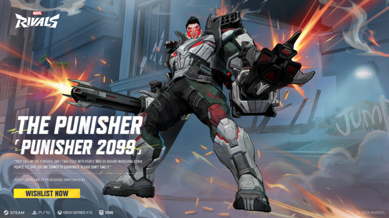 The Punisher Marvel Rivals Costume - Punisher 2099