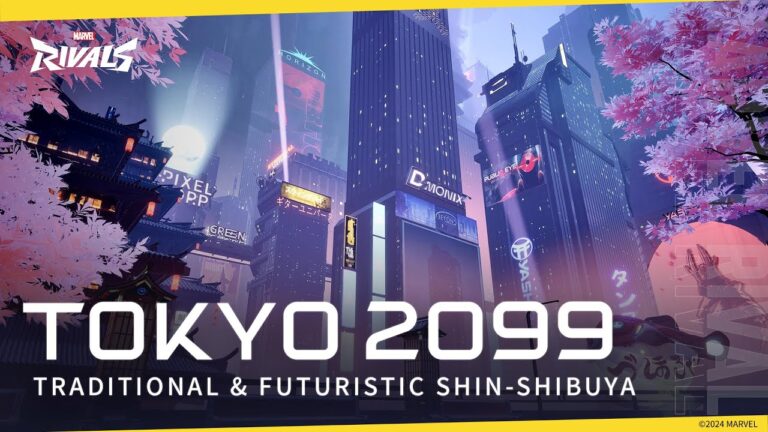 Tokyo 2099 Traditional & Futuristic Shin-Shibuya Marvel Rivals Map