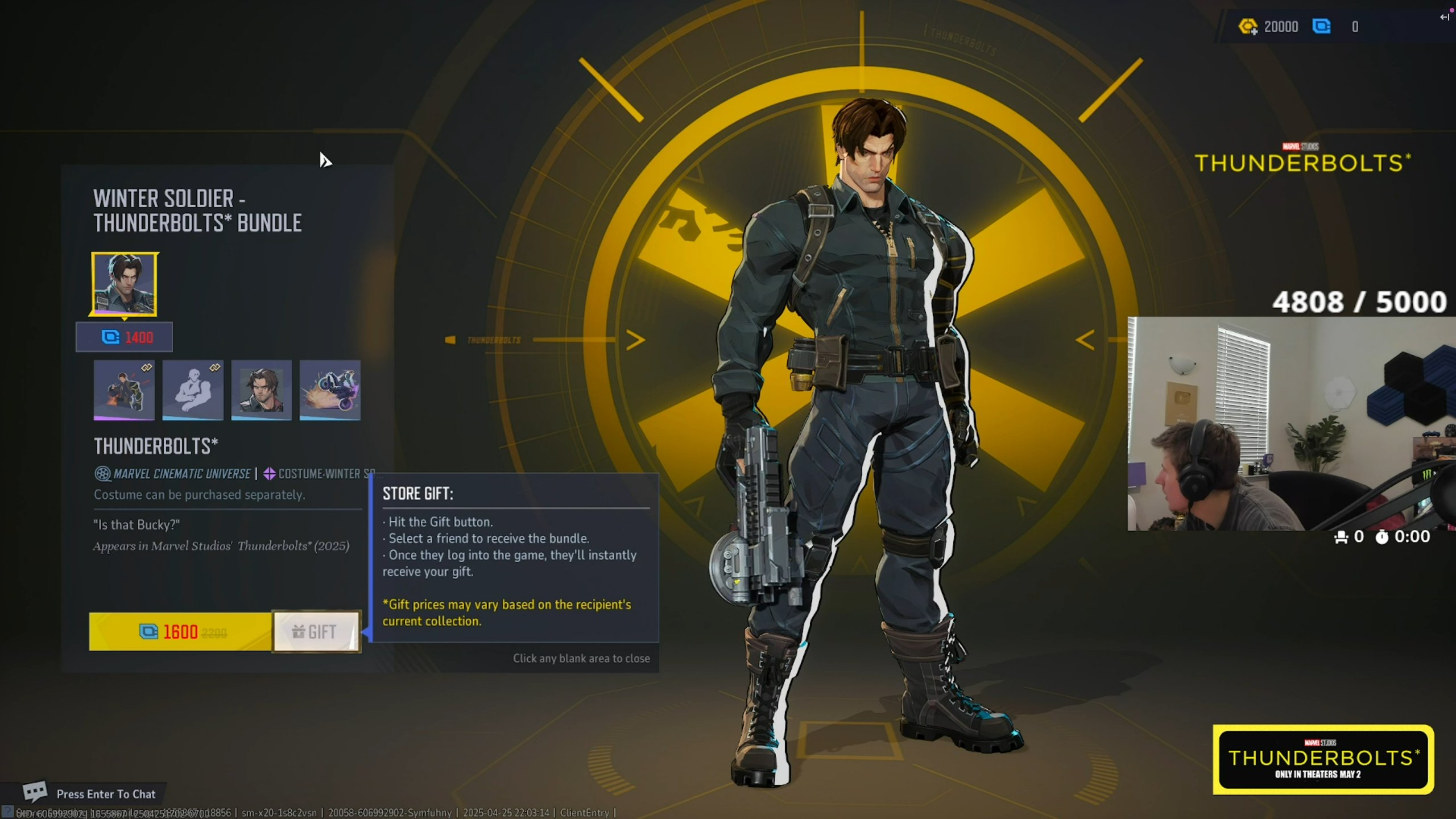 Winter Soldier - Thunderbolts* Bundle: Skin Preview