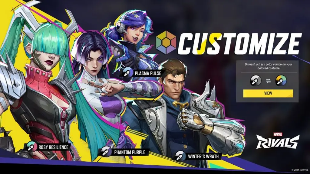 skin customisation marvel rivals