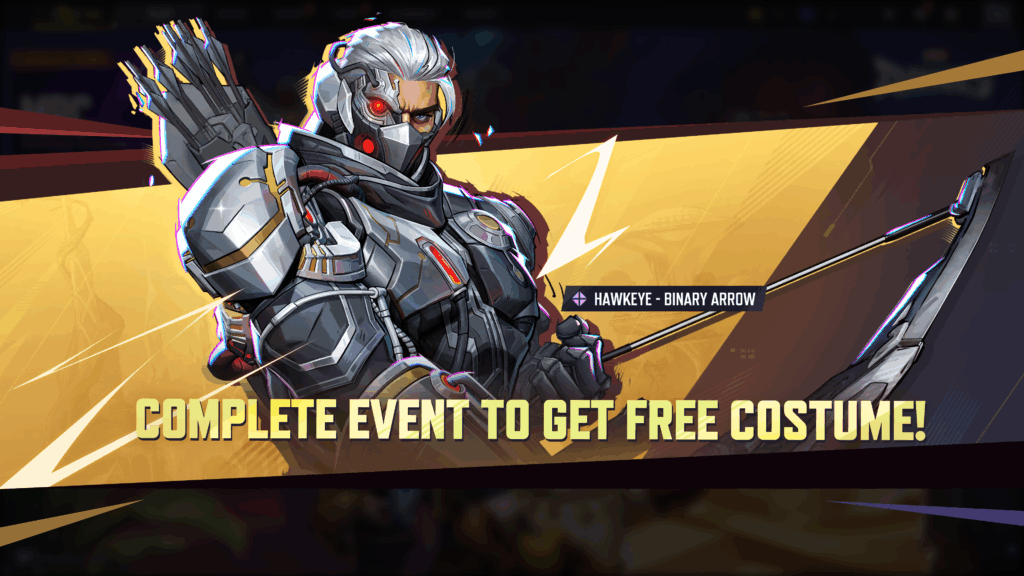 Cerebro Database Event II Thumbnail that says "Complete Event to Get Free Costume!"