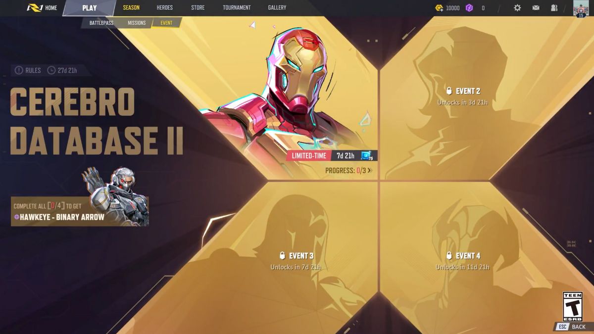 Cerebro Database II Event