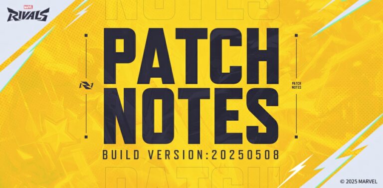 Marvel Rivals Version 20250508 Patch Notes - May 8, 2025