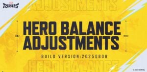 Marvel Rivals Season 3.5 Version 20250808 Balance Patch Notes – August 8, 2025